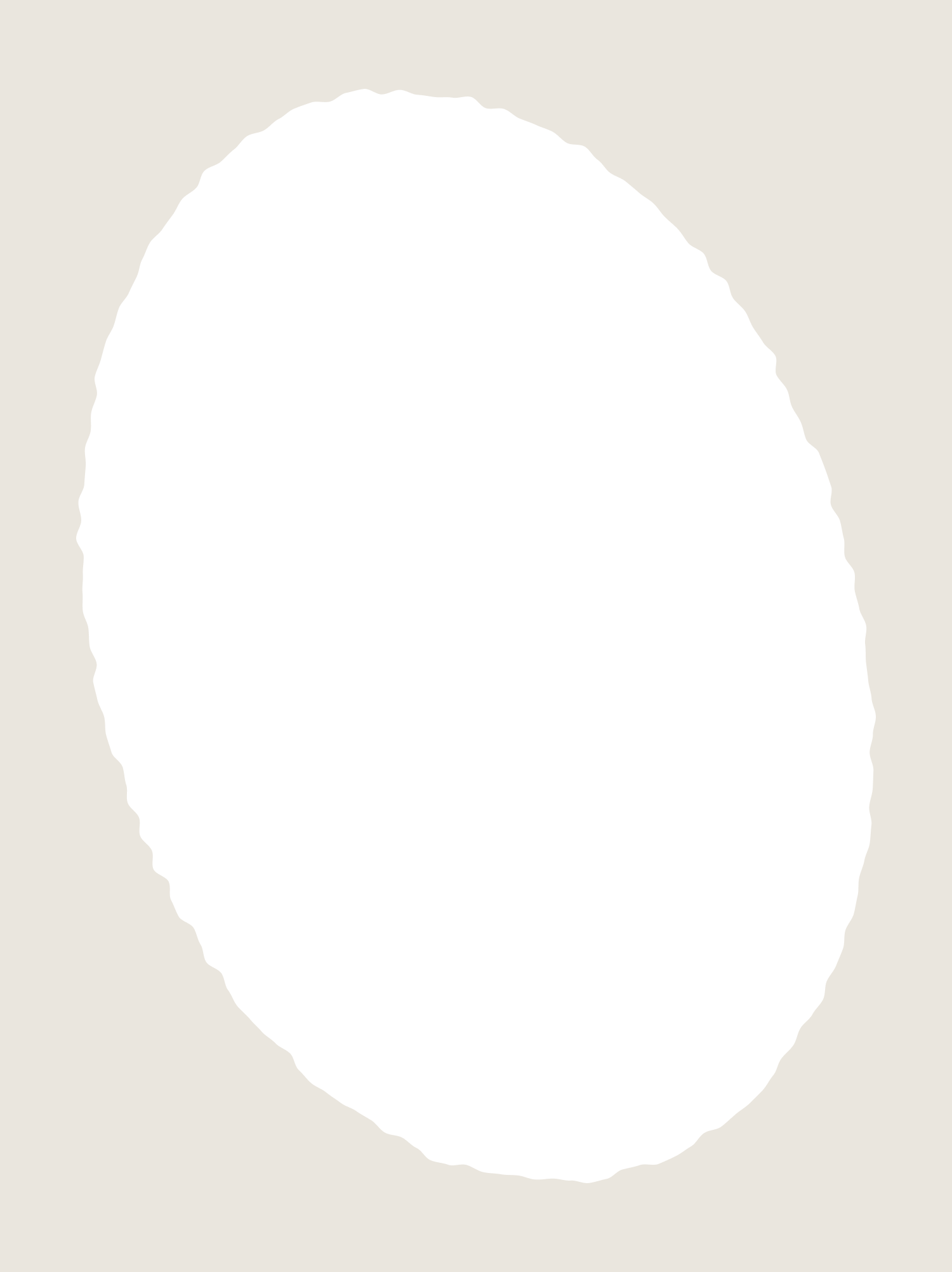 Letter template background mask